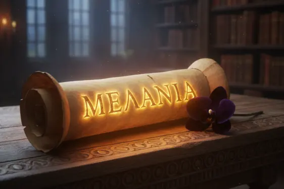 qué significa el nombre de melanie